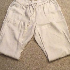 Jones New York White Straight Leg Pants